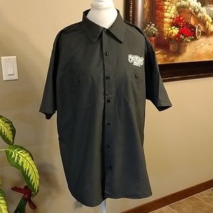 Cornerstone short-sleeve button-up shirt Size 2XL